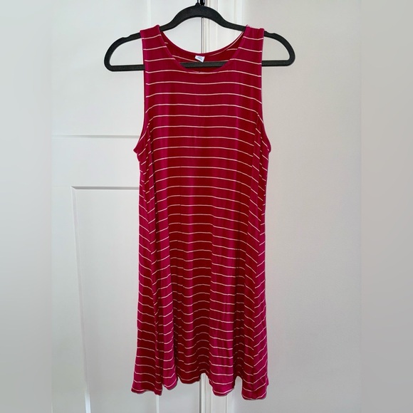 Old Navy Dresses & Skirts - Old Navy Pink Striped Midi Dress